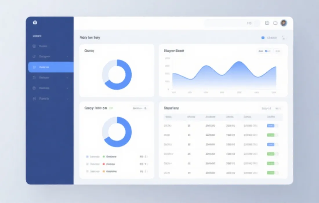 数据面板与趋势示意图